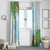 Polynesia Window Curtain Sharks Duo Tropical Turquoise