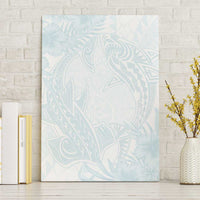 Polynesia Canvas Wall Art Sharks Duo Tropical Off White LT7 Without Frame White - Polynesian Pride