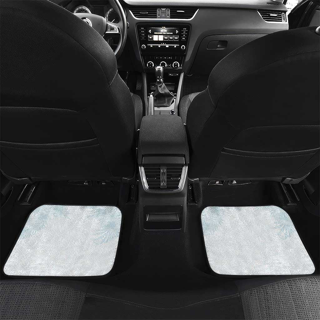 Polynesia Car Mats Sharks Duo Tropical Off White LT7 Set 2pcs - Back White - Polynesian Pride