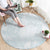 Polynesia Round Carpet Sharks Duo Tropical Off White