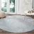 Polynesia Round Carpet Sharks Duo Tropical Off White