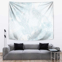 Polynesia Tapestry Sharks Duo Tropical Off White LT7 White - Polynesian Pride