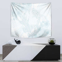 Polynesia Tapestry Sharks Duo Tropical Off White LT7 - Polynesian Pride
