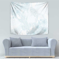 Polynesia Tapestry Sharks Duo Tropical Off White LT7 - Polynesian Pride