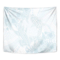Polynesia Tapestry Sharks Duo Tropical Off White LT7 - Polynesian Pride