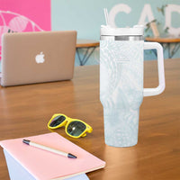 Polynesia Tumbler With Handle Sharks Duo Tropical Off White LT7 - Polynesian Pride