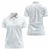 Polynesia Women Polo Shirt Sharks Duo Tropical Off White