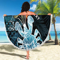 Niue Personalised Beach Blanket Hiapo Mix Coconut Crab LT7 - Polynesian Pride