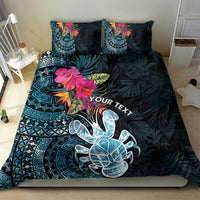 Niue Personalised Bedding Set Hiapo Mix Coconut Crab LT7 - Polynesian Pride