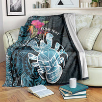 Niue Personalised Blanket Hiapo Mix Coconut Crab LT7 Art - Polynesian Pride