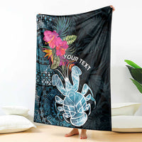 Niue Personalised Blanket Hiapo Mix Coconut Crab LT7 - Polynesian Pride