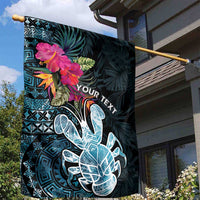 Niue Personalised Garden Flag Hiapo Mix Coconut Crab LT7 - Polynesian Pride
