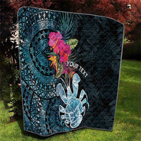 Niue Personalised Quilt Hiapo Mix Coconut Crab LT7 - Polynesian Pride