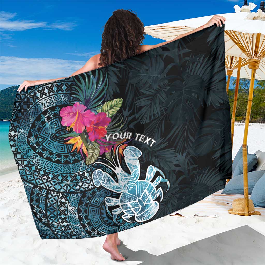 Niue Personalised Sarong Hiapo Mix Coconut Crab LT7 One Size 44 x 66 inches Art - Polynesian Pride