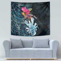 Niue Personalised Tapestry Hiapo Mix Coconut Crab LT7 - Polynesian Pride