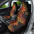 Niue Fakaalofa Atu Personalised Car Seat Cover Whale Hiapo Fiery Motif