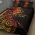 Niue Fakaalofa Atu Personalised Quilt Bed Set Whale Hiapo Fiery Motif