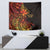 Niue Fakaalofa Atu Personalised Tapestry Whale Hiapo Fiery Motif