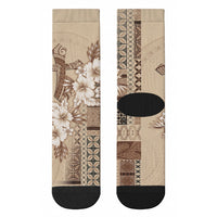 Samoa AIGA Mamanu Siapo Malu Motifs Crew Socks LT7 - Polynesian Pride