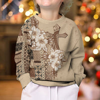 Samoa AIGA Mamanu Siapo Malu Motifs Kid Ugly Christmas Sweater