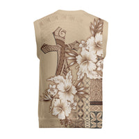 Samoa AIGA Mamanu Siapo Malu Motifs Christmas Knitted V-Neck Vest LT7 - Polynesian Pride