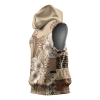 Samoa AIGA Mamanu Siapo Malu Motifs Sleeveless Hoodie LT7 - Polynesian Pride