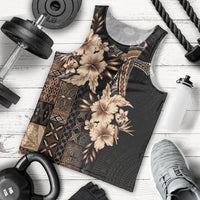 Samoa AIGA Mamanu Siapo Malu Motifs Men Tank Top Black Ver
