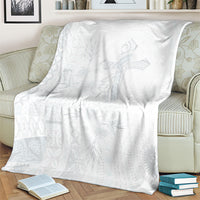 Samoa AIGA Mamanu Siapo Malu Motifs Blanket Lotu a Tamaiti White Ver LT7 - Polynesian Pride