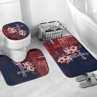 Samoa AIGA Mamanu Siapo Malu Motifs Bathroom Set Flag Color