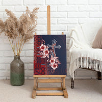 Samoa AIGA Mamanu Siapo Malu Motifs Canvas Wall Art Flag Color