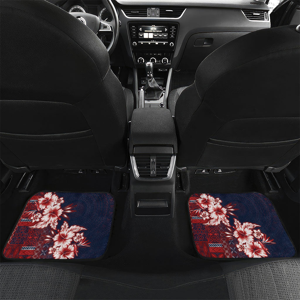 Samoa AIGA Mamanu Siapo Malu Motifs Car Mats Flag Color