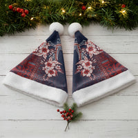Samoa AIGA Mamanu Siapo Malu Motifs Christmas Santa Hat Flag Color LT7 - Polynesian Pride