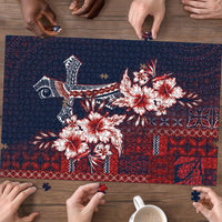 Samoa AIGA Mamanu Siapo Malu Motifs Puzzle Flag Color