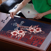 Samoa AIGA Mamanu Siapo Malu Motifs Puzzle Flag Color