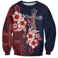 Samoa AIGA Mamanu Siapo Malu Motifs Sweatshirt Flag Color