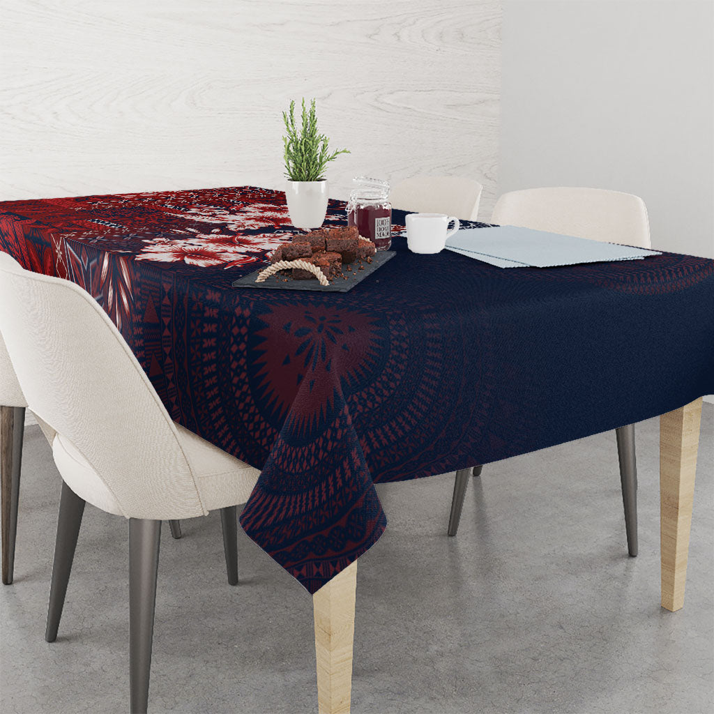 Samoa AIGA Mamanu Siapo Malu Motifs Tablecloth Flag Color