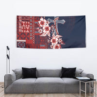 Samoa AIGA Mamanu Siapo Malu Motifs Tapestry Flag Color