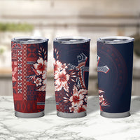 Samoa AIGA Mamanu Siapo Malu Motifs Tumbler Cup Flag Color LT7 - Polynesian Pride