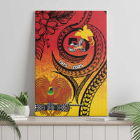 Papua New Guinea 50 Years Canvas Wall Art Motuan Motifs LT7 - Polynesian Pride