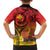 Papua New Guinea 50 Years Family Matching Long Sleeve Bodycon Dress and Hawaiian Shirt Motuan Motifs