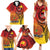 Papua New Guinea 50 Years Family Matching Summer Maxi Dress and Hawaiian Shirt Motuan Motifs