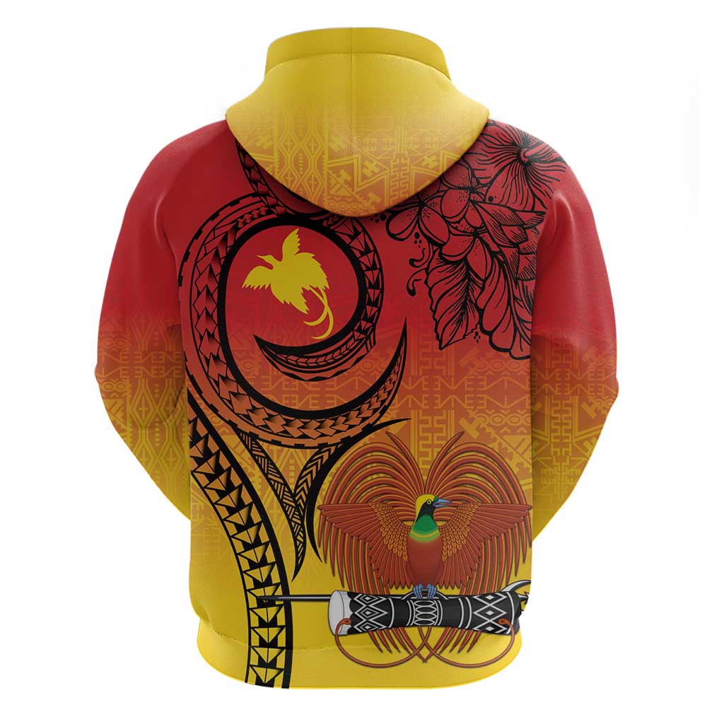 Papua New Guinea 50 Years Hoodie Motuan Motifs LT7 - Polynesian Pride