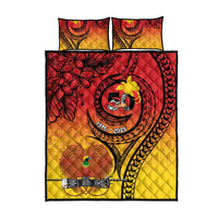 Papua New Guinea 50 Years Quilt Bed Set Motuan Motifs LT7 - Polynesian Pride