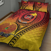 Papua New Guinea 50 Years Quilt Bed Set Motuan Motifs LT7 - Polynesian Pride