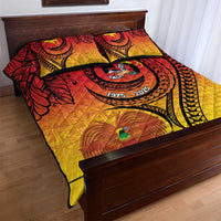 Papua New Guinea 50 Years Quilt Bed Set Motuan Motifs LT7 - Polynesian Pride