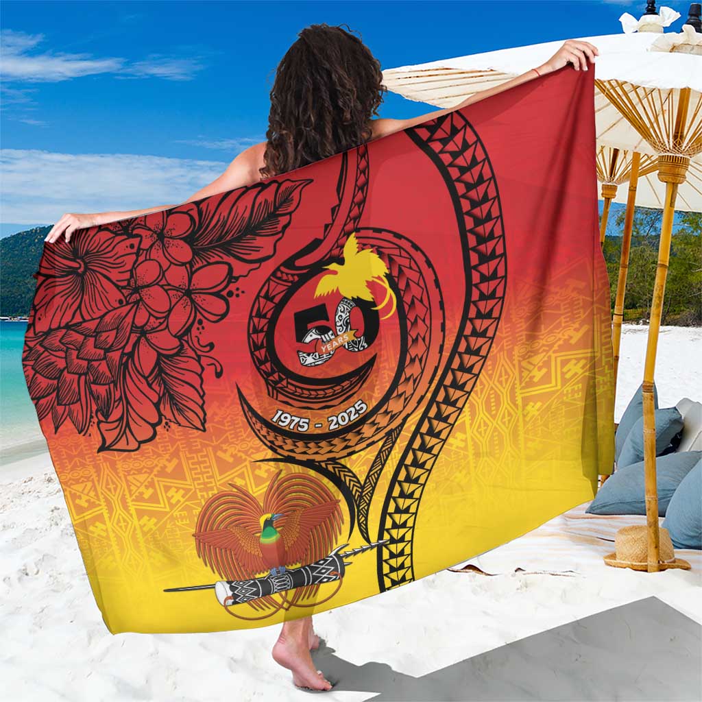 Papua New Guinea 50 Years Sarong Motuan Motifs LT7 One Size 44 x 66 inches Colorful - Polynesian Pride