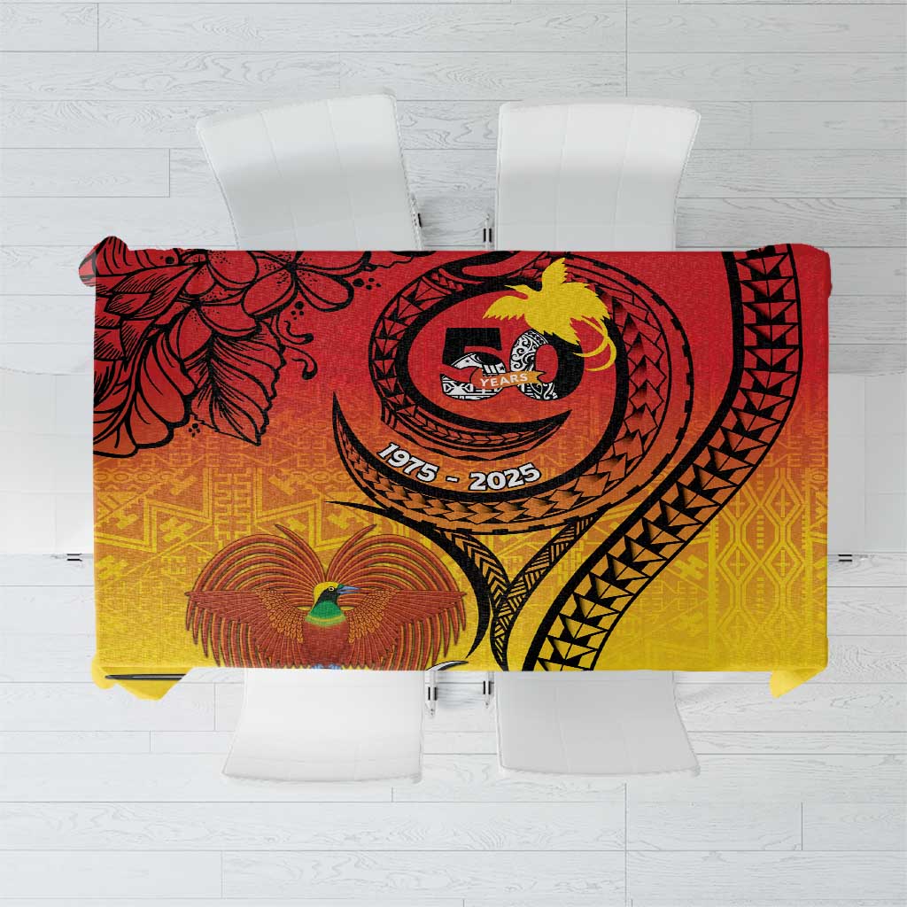 Papua New Guinea 50 Years Tablecloth Motuan Motifs LT7 Colorful - Polynesian Pride