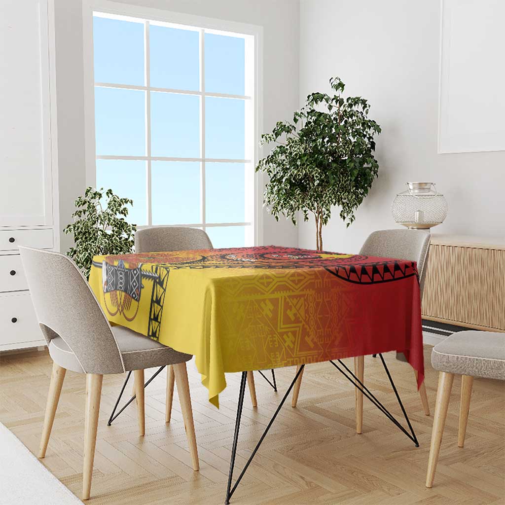 Papua New Guinea 50 Years Tablecloth Motuan Motifs LT7 - Polynesian Pride