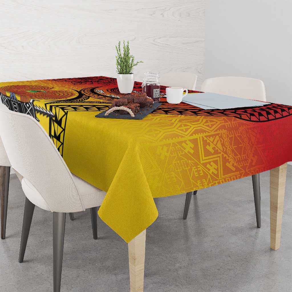 Papua New Guinea 50 Years Tablecloth Motuan Motifs LT7 - Polynesian Pride