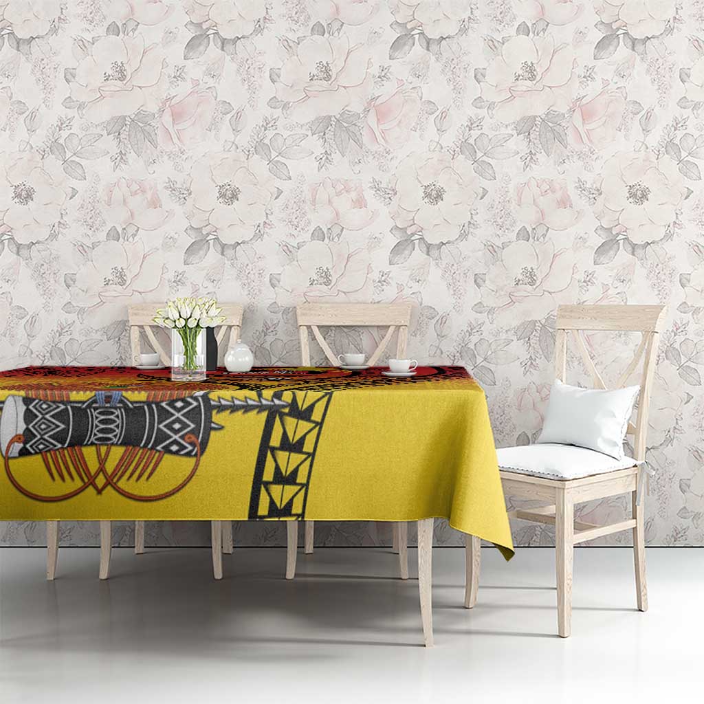 Papua New Guinea 50 Years Tablecloth Motuan Motifs LT7 - Polynesian Pride